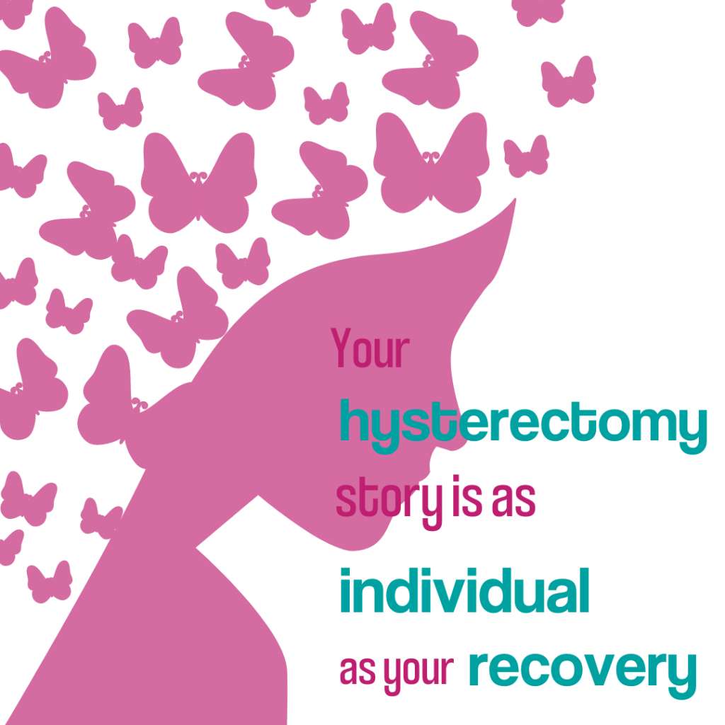 Your recovery is as unique as your hysterecotmy story